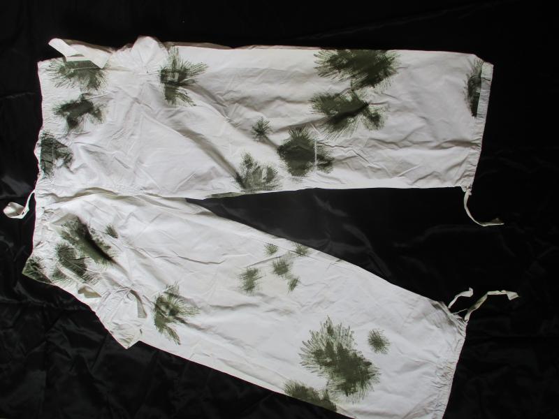 1962 WEST GERMAN ARMY Bundeswehr SNOW TARN Camouflage OVER PANTS TROUSERS xl xxl