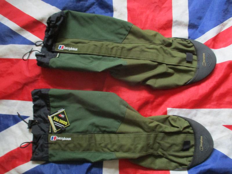 BERGHAUS YETI wilderness attack GORETEX WATERPROOF MOUNTAIN boot GAITERS large