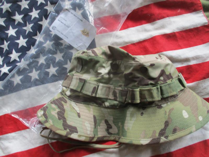 Crye Precision USA multicam BOONIE JUNGLE HAT 7 1/2 Large US NAVY SEAL DevGru CUSTOM