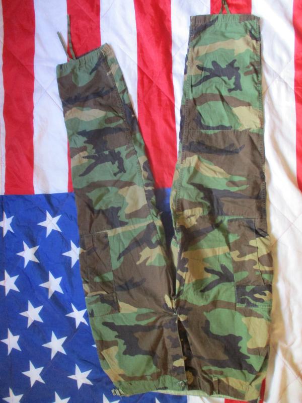 GENUINE US ARMY / NAVY / USMC issue USA AMERICAN M81 woodland CAMO BDU combat PANTS TROUSERS M / L