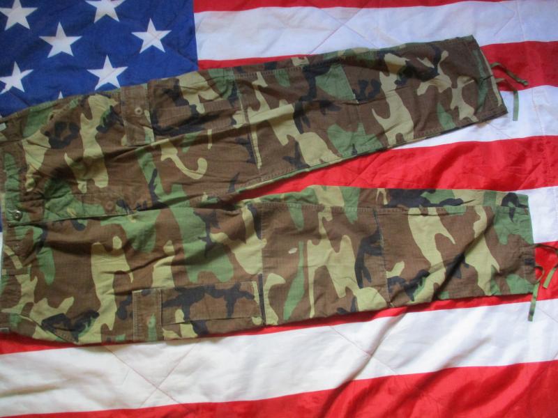 GENUINE issue USA us Army / navy / usmc AMERICAN M81 woodland CAMO BDU combat PANTS TROUSERS M / L