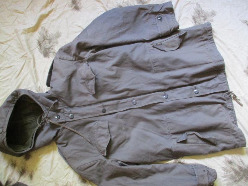 VINTAGE 1980s GERMAN ARMY bw moleskin grey WINTER PARKA JACKET COAT