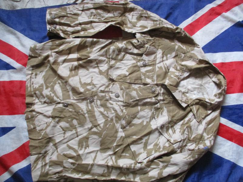 BRITISH ARMY ISSUE soldier 95 CS95 DESERT DPM CAMO LIGHTWEIGHT COMBAT shirt XXL 190/112