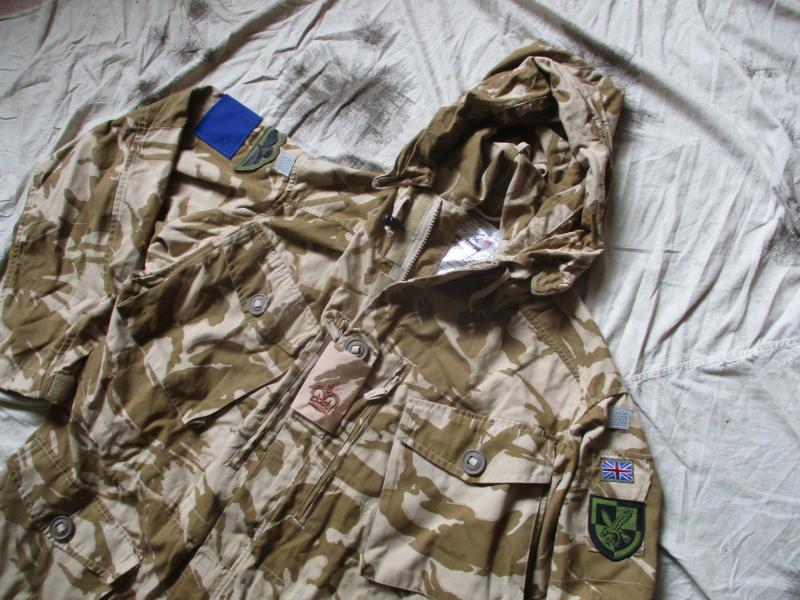 RARE 2 PARA CSM desert dpm DDPM soldier 95 sas windproof SMOCK 180/104 IRAQ / AFGANISTAN