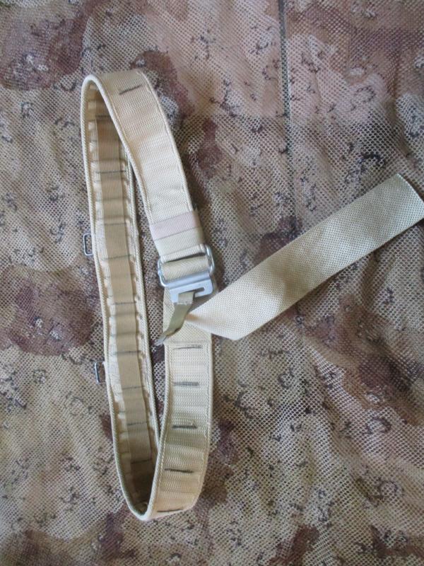 RARE PARA / SAS MODIFIED IN COUNTRY AFGHANISTAN airborne ROLL PIN desert WEBBING BELT