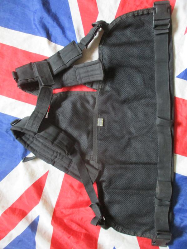 BULLDOG TACTICAL UK molle COMMANDO CHEST WEBBING HARNESS RIG SF BLACK