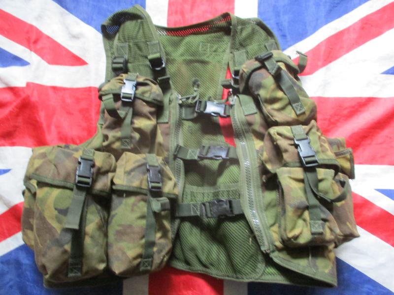 UK DPM camo PLCE OPS CTR CHEST WEBBING GP WAISTCOAT LBV VEST LBE sas para 90S