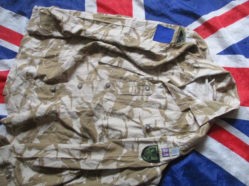 2 PARA parachute regiment AFGHAN 2010 TOUR ISSUE soldier 95 DESERT DPM COMBAT shirt