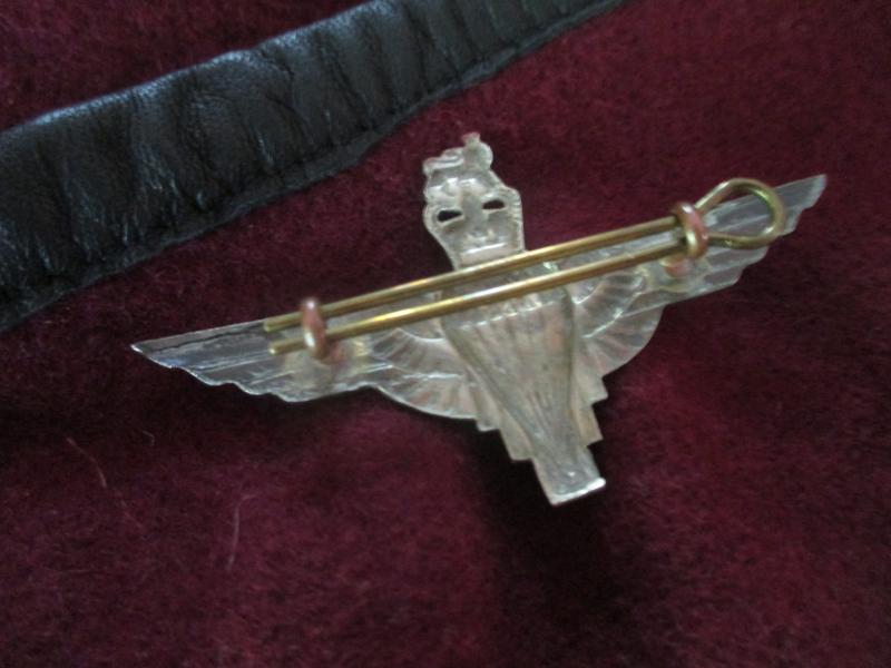 1980's Falklands war Era PARACHUTE REGIMENT AIRBORNE MAROON BERET leather band SHAPED