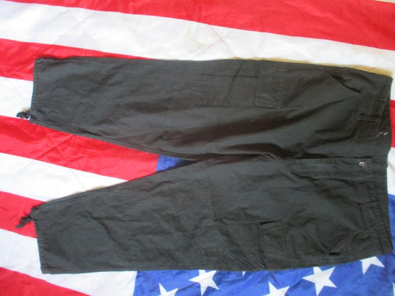 CARHARTT USA US BDU M65 aviation CARGO COMBAT TROUSERS black 38 w X 28.5 L