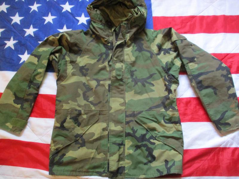 GENUINE USarmy ISSUE ECWCS ECW USA woodland camo WATERPEROOF GORETEX PARKA COAT