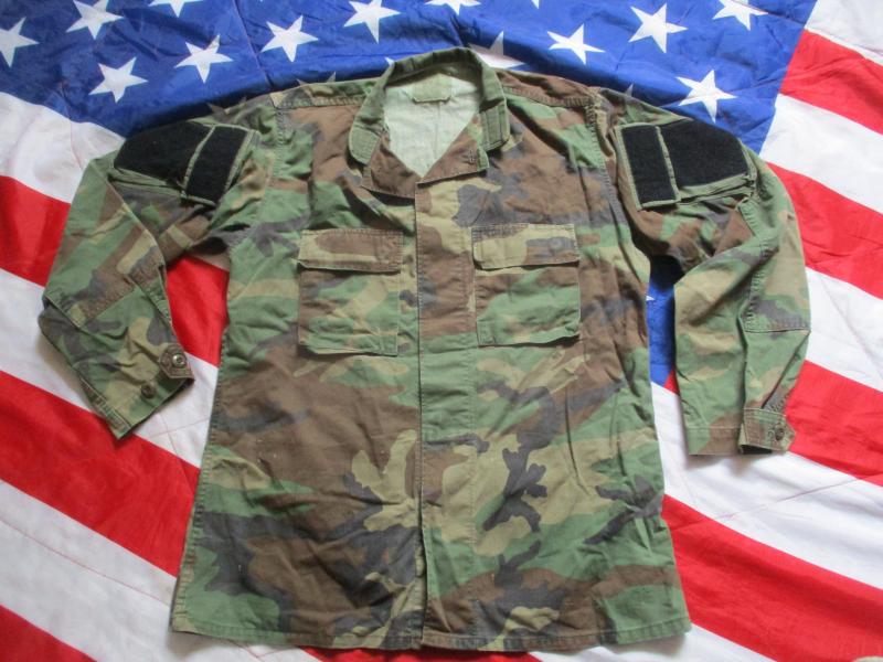 USA us SF RANGER SEAL TEAM DevGru RAID MODIFIED issue BDU SHIRT JACKET M81 WOODLAND CAMO