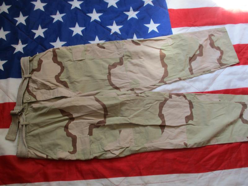 GENUINE USA us army / sf / usmc / us navy seal team devgru AMERICAN issue TRI desert CAMO BDU combat PANTS TROUSERS L/R