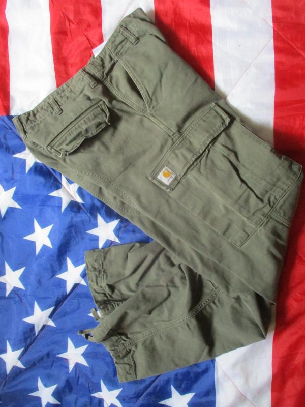 CARHARTT USA US BDU M65 aviation FIELD CARGO COMBAT TROUSERS VIETNAM war OG GREEN 30