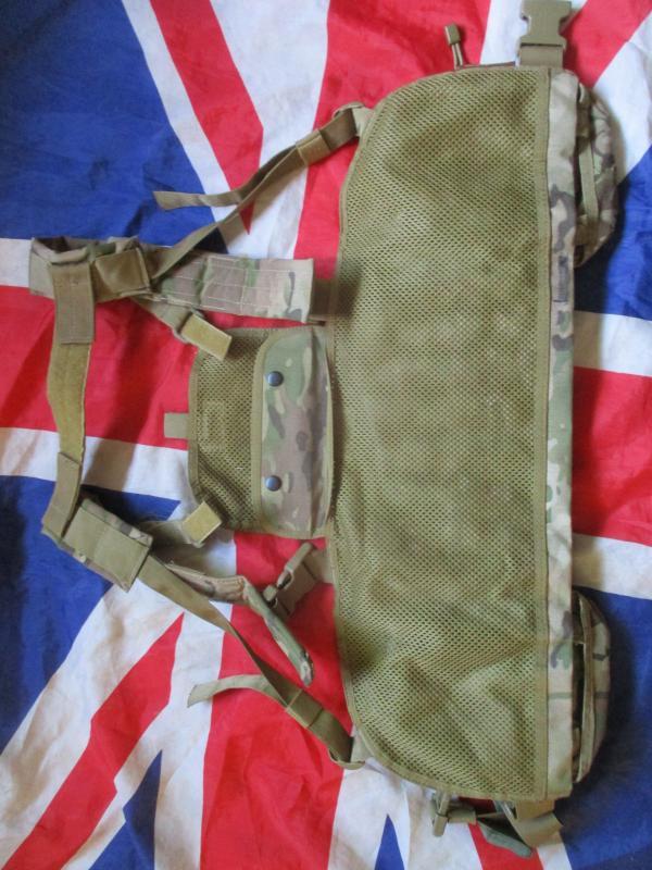 DISCIPLE TACTICAL UK molle COMMANDO CHEST WEBBING HARNESS RIG & POUCH S multicam