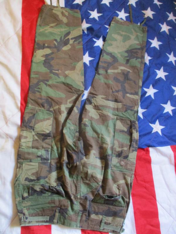 GENUINE issue USA us AMERICAN woodland CAMO BDU combat PANTS TROUSERS m65 M / L