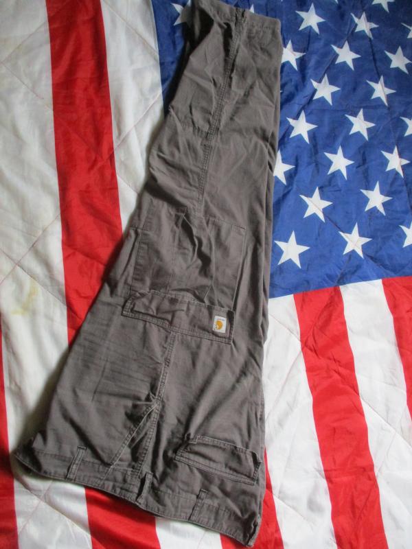 CARHARTT USA US BDU M65 regular Aviation CARGO COMBAT TROUSERS wolf grey 38 X 24