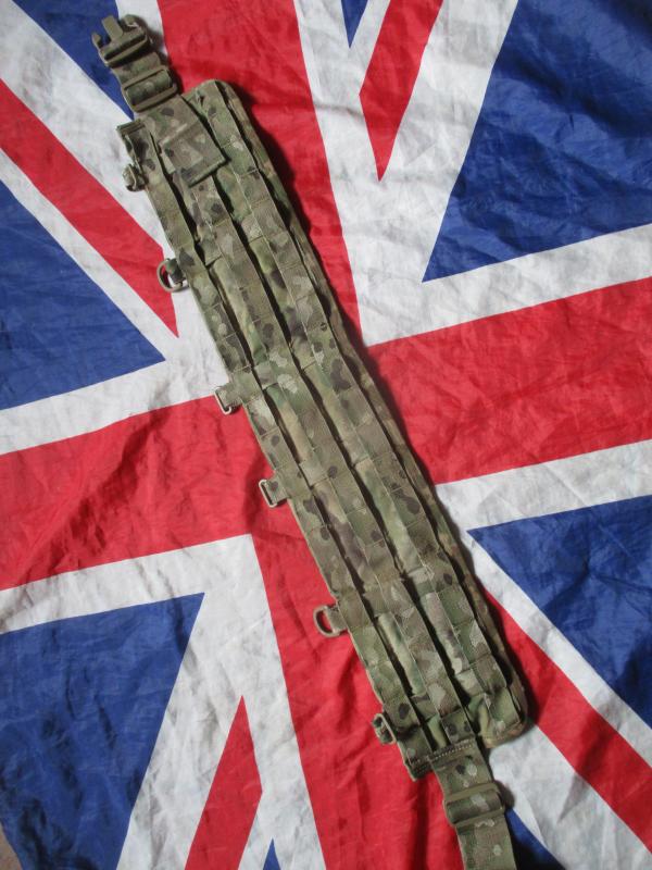 Genuine BRITISH TACTICAL MOLLE belt HIPPO PAD airborne WEBBING MTP / crye multicam