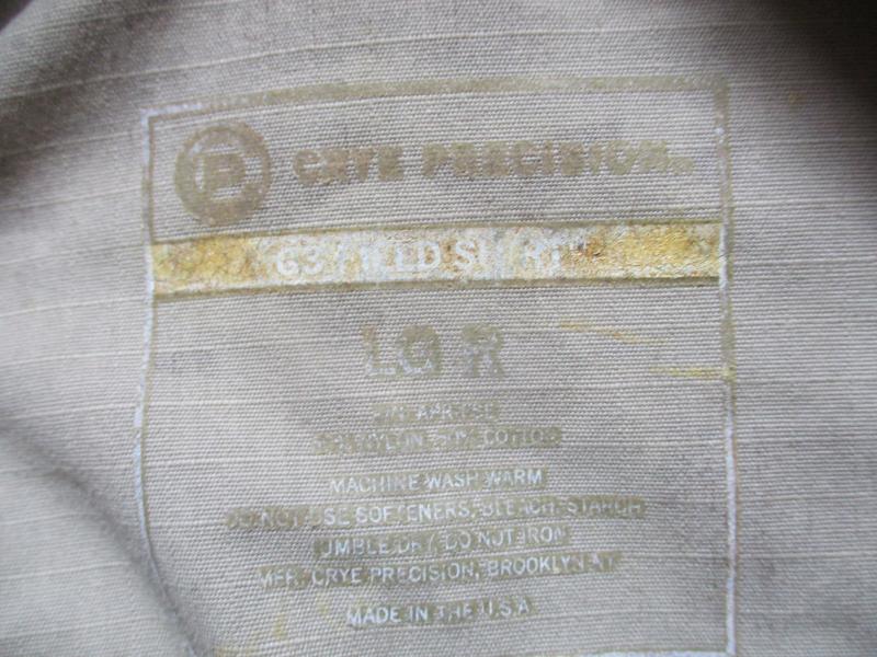 real CRYE PRECISION USA multicam G3 GENERATION 3 FIELD SHIRT jacket L R modified