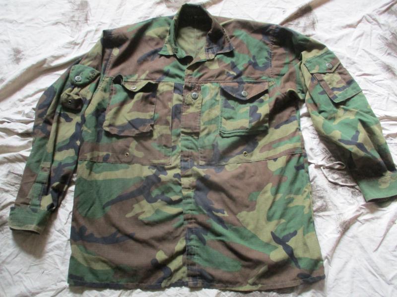 ARKTIS A110 all climate JUNGLE COMBAT SHIRT US ARMY M81 WOODLAND CAMO XL - XXL