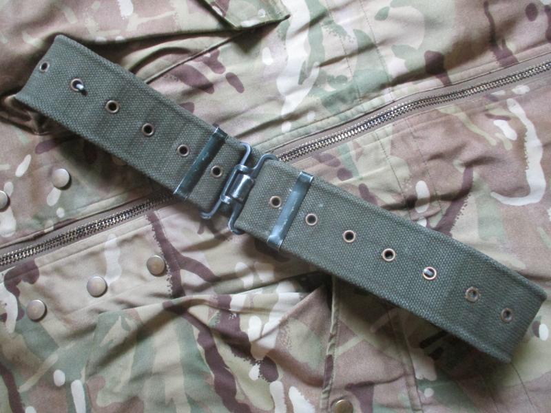 real BRITISH ARMY / PARACHUTE REGIMENT ISSUE 58 PATTERN WEBBING BELT falklands