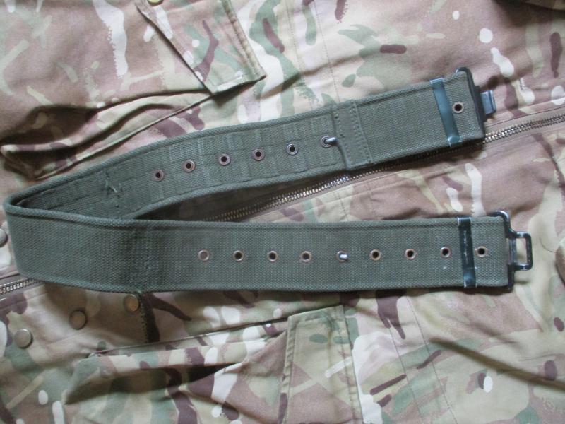 real BRITISH ARMY / PARACHUTE REGIMENT ISSUE 58 PATTERN WEBBING BELT falklands
