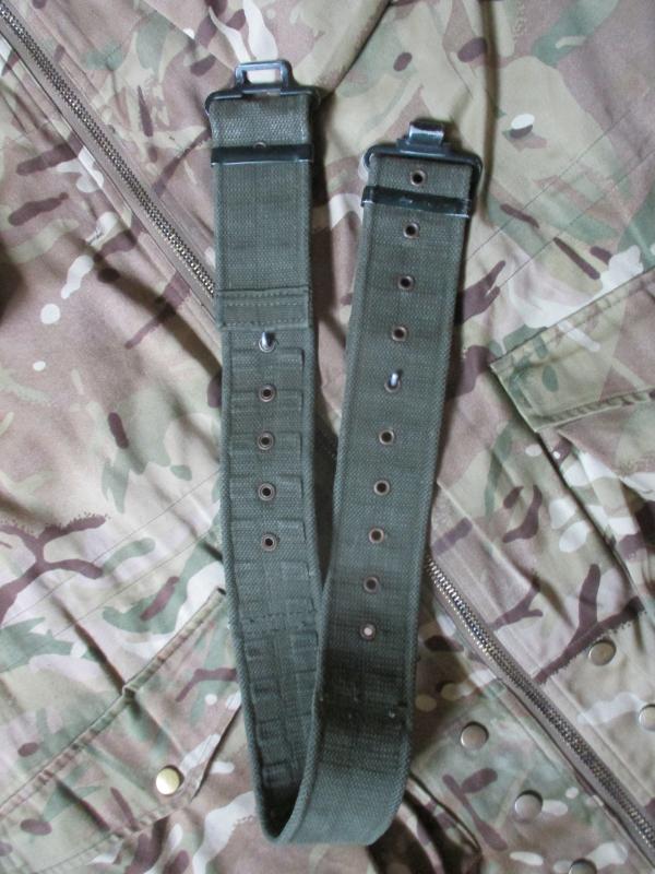 real BRITISH ARMY / PARACHUTE REGIMENT ISSUE 58 PATTERN WEBBING BELT falklands