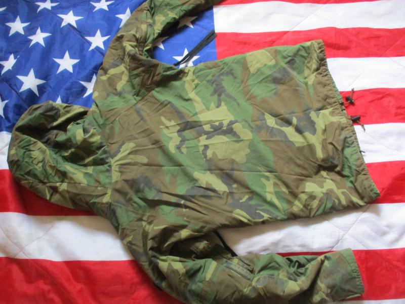 RARE 1987 early USARMY ISSUE ECWCS ECW USA M81 woodland camo GORETEX PARKA COAT
