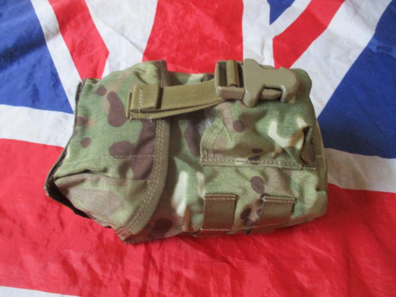 BRITISH TACTICAL MOLLE BOWMAN RADIO / UTILITY POUCH multicam mtp