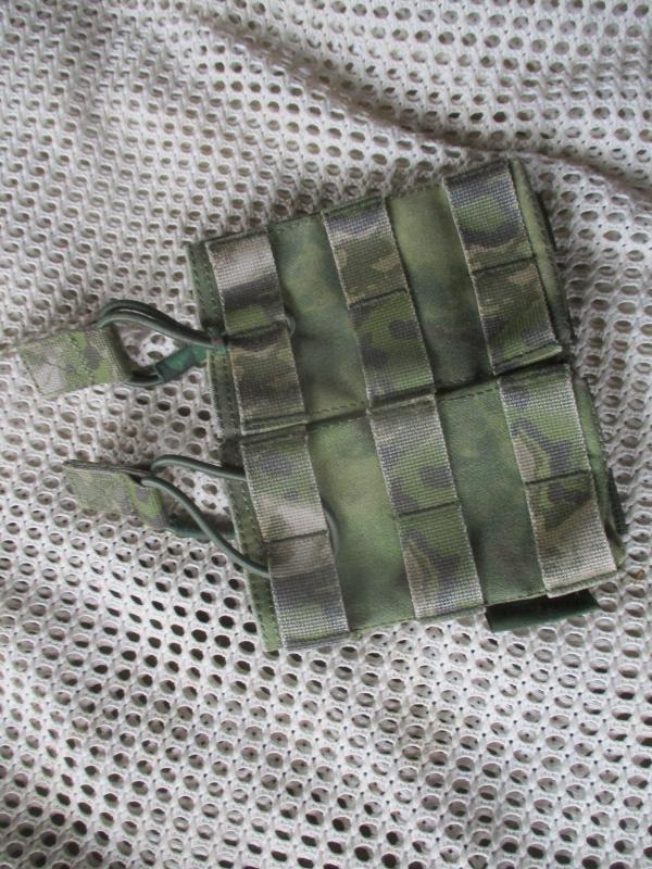 WARRIOR ASSAULT SYSTEMS uk MOLLE double 556mm POUCH real ATACS green ATACS FG