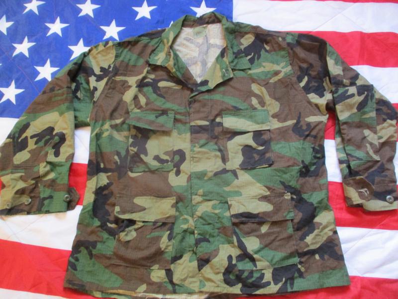 TRU SPEC USA M81 WOODLAND camo camouflage BDU jungle 100% cotton JACKET coat XXL