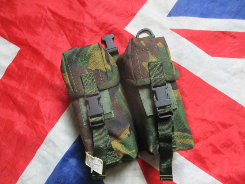 ORIGINAL old skool 90's HM SUPPLIES PLCE dpm WEBBING 5.56mm ammo mag magazine POUCH new