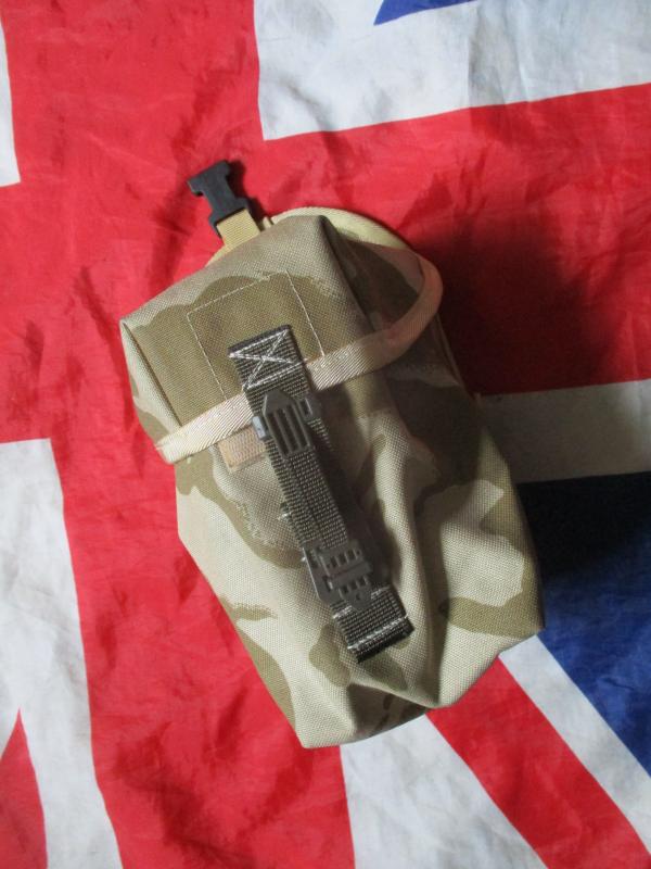 ORIGINAL HM SUPPLIES PLCE desert dpm DDPM 58 water bottle WEBBING POUCH new