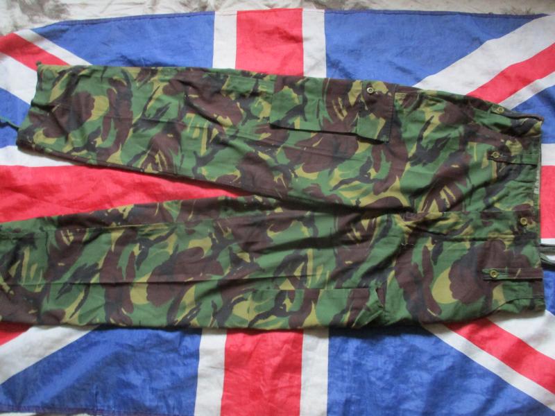 GENUINE ISSUE old type 1980S DPM JUNGLE TROPICAL COMBAT TROUSERS medium