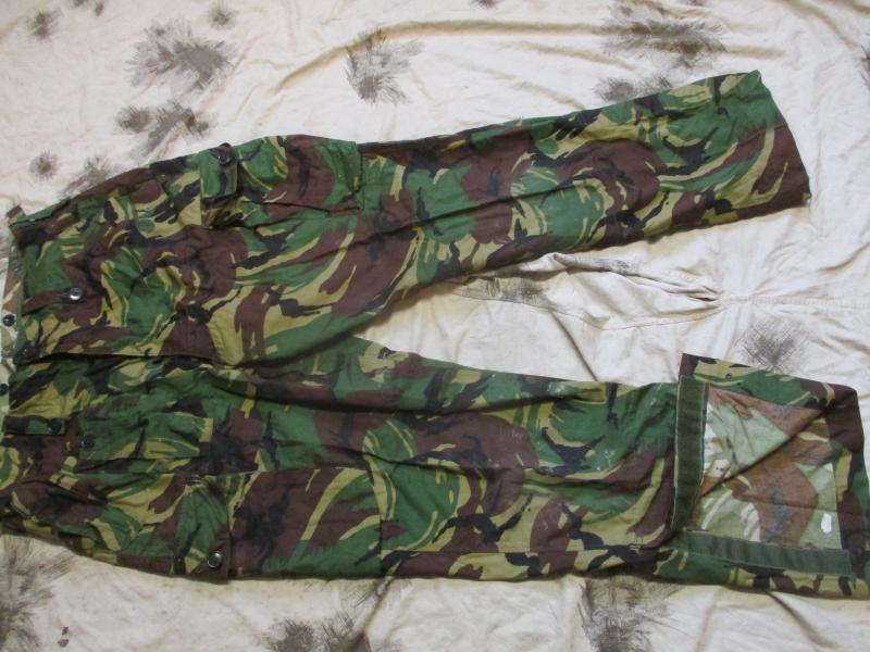 FALKLANDS WAR ISSUE ARCTIC COTTON GABERDINE windproof 70s DPM TROUSERS PANTS