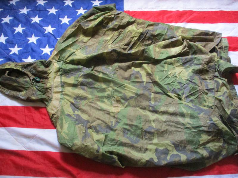 GENUINE USARMY ISSUE M81 WOODLAND CAMO PONCHO CAPE SHELTER no longer waterproof