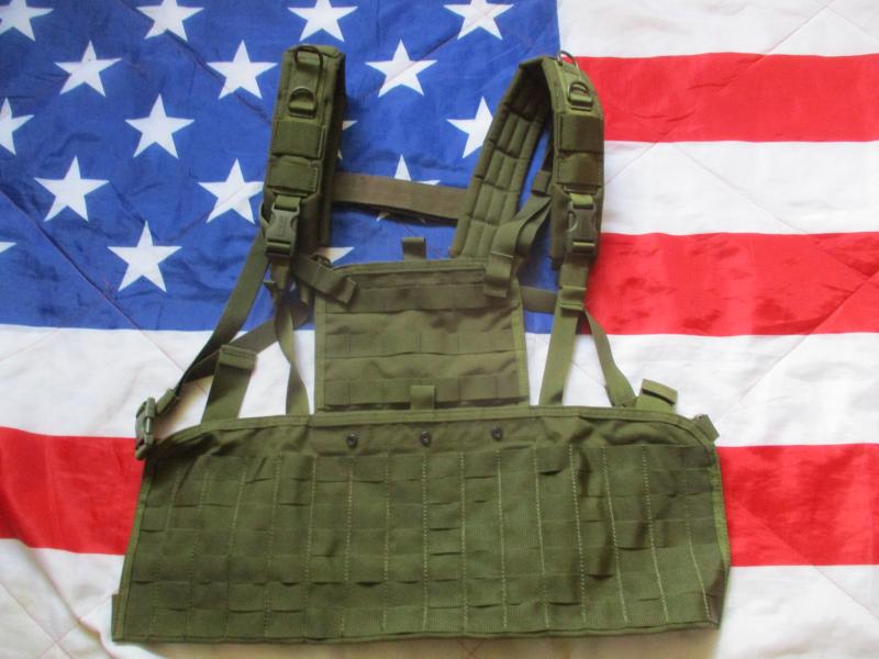 BLACKHAWK molle strike COMMANDO CHEST HARNESS RIG PLATE CARRIER uksf og green