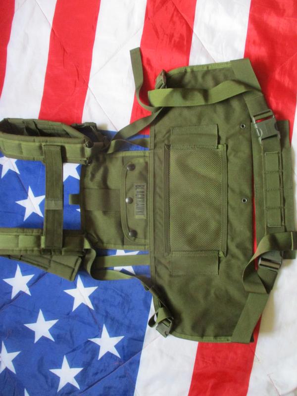 BLACKHAWK molle strike COMMANDO CHEST HARNESS RIG PLATE CARRIER uksf og green
