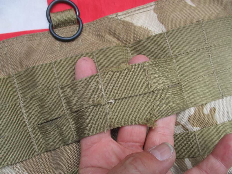 OLD SKOOL desert dpm ddpm MOLLE belt HIPPO PAD airborne WEBBING roll pin buckle
