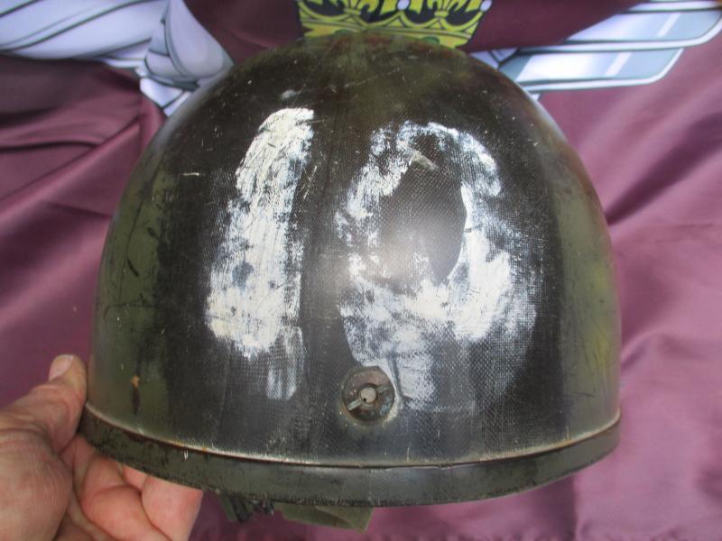 m76 FALKLANDS WAR era PARACHUTE REGIMENT PARATROOPER AIRBORNE FORCES PARA HELMET ex p company one
