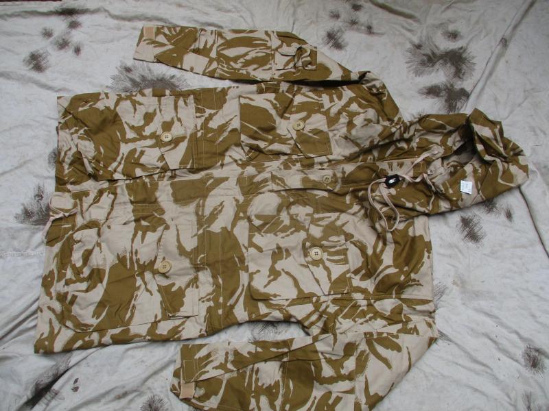 RARE hm supplies SAS COTTON GABARDINE sas windproof SMOCK DESERT DPM DDPM new