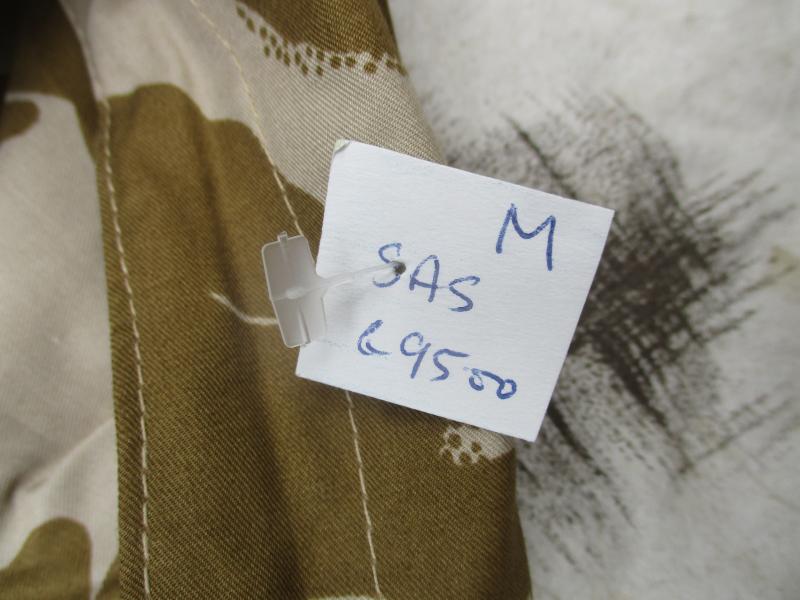 RARE hm supplies SAS COTTON GABARDINE sas windproof SMOCK DESERT DPM DDPM new