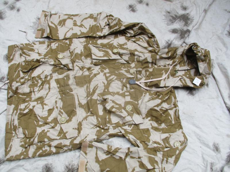 RARE hm supplies SAS COTTON GABARDINE sas windproof SMOCK DESERT DPM DDPM new