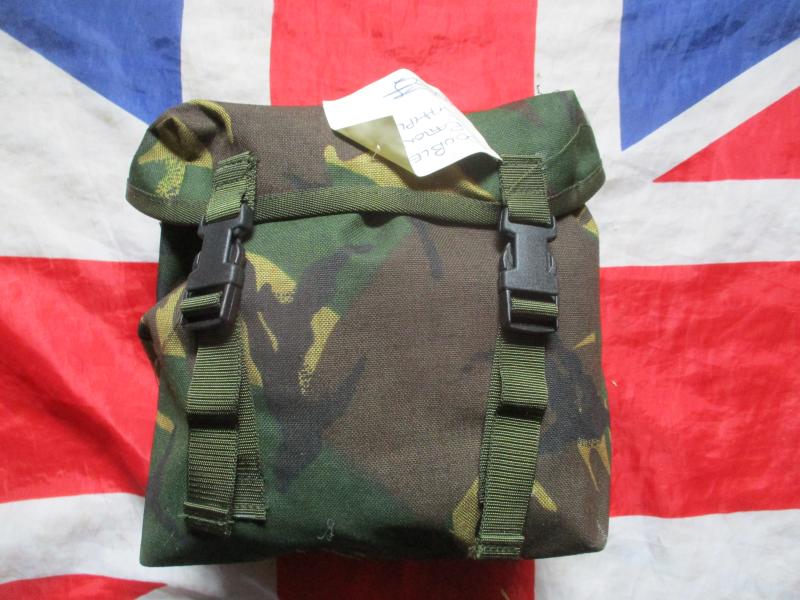 rare HM SUPPLIES OLD SKOOL WEBBING 58 BUTT PACK TWIN RATION PACK dpm POUCH NEW