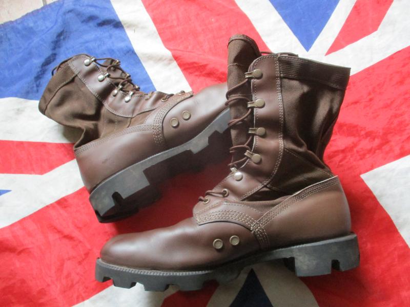 GENUINE wp BRITISH ARMY UKSF sas ISSUE JUNGLE COMBAT BOOTS mtp brown UK 10 m