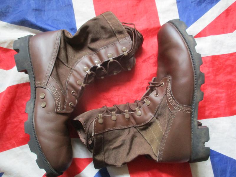 GENUINE wp BRITISH ARMY UKSF sas ISSUE JUNGLE COMBAT BOOTS mtp brown UK 10 m