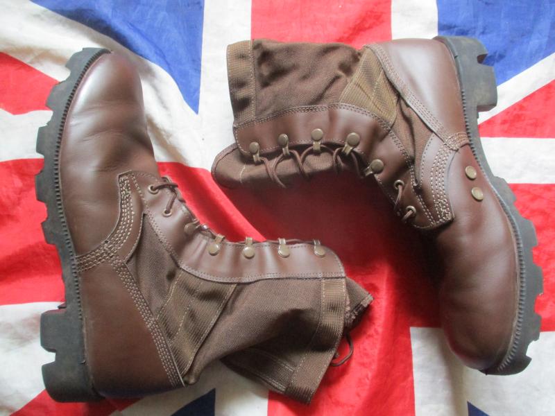 GENUINE wp BRITISH ARMY UKSF sas ISSUE JUNGLE COMBAT BOOTS mtp brown UK 10 m