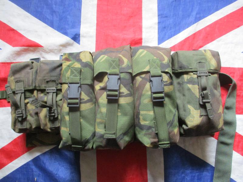 HM SUPPLIES made AIRBORNE ROLL PIN stitch down tailored modified DPM WEBBING SET