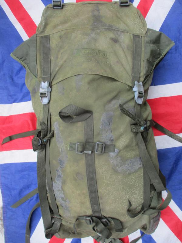 rare classic BERGHAUS cyclops ROC bergen RUCKSACK OG GREEN falklands war era