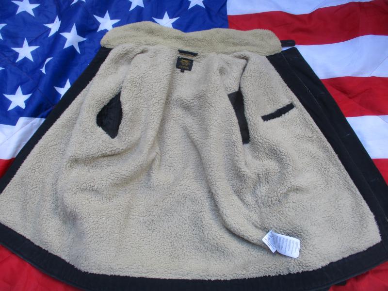 Vintage Carhartt US NAVY blue N1 N3 Sherpa DECK sheffield JACKET COAT large
